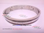 Perfect Replica Stainless Steel Mont Blanc Bangle - AAA Jewelry